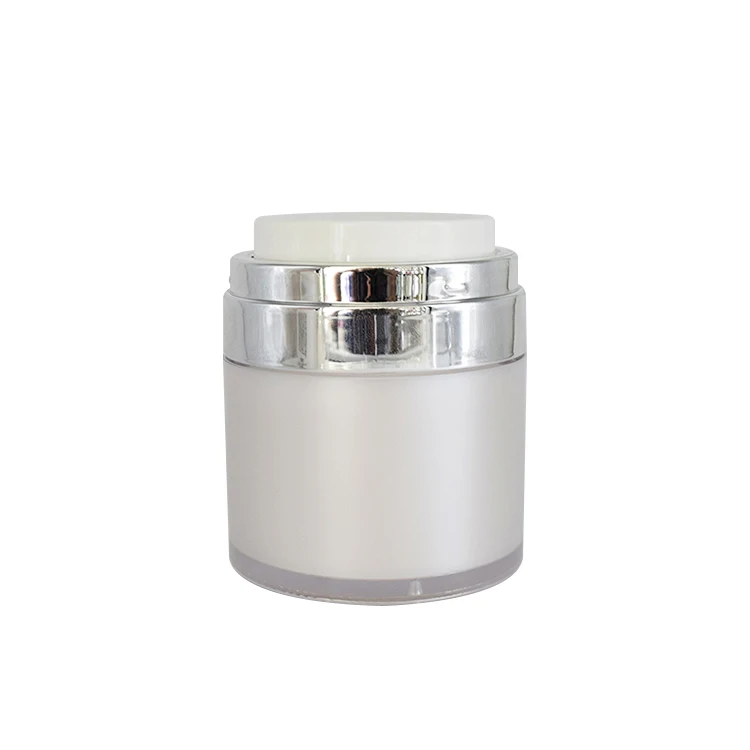 15ml 30ml 50ml 100ml Airless pump jar for cream cosmetic jar wholesale airless packaging supplier cosmetic package Stock Low MOQ