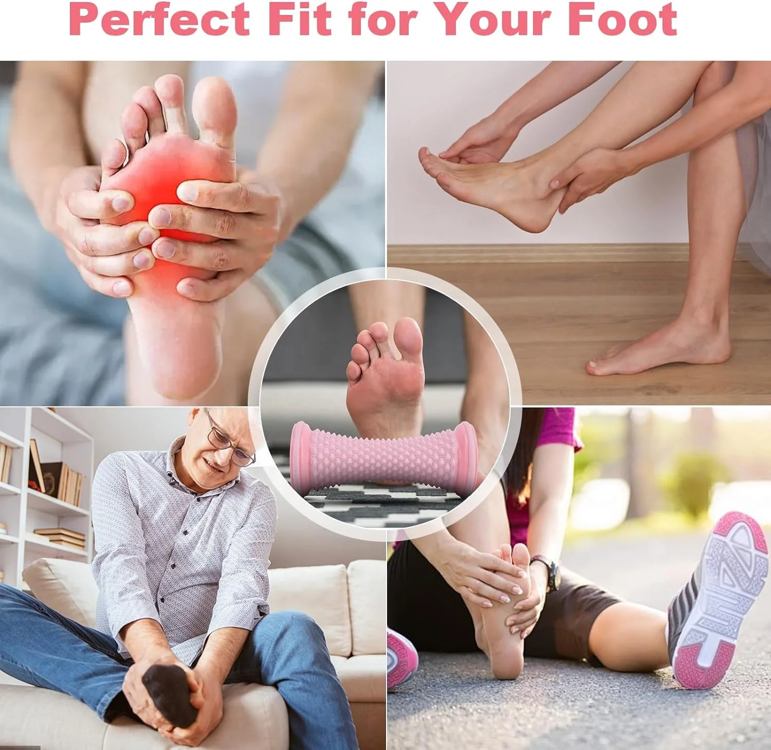 New Design Foot Massager Roller for Circulation and Relaxation Skin-friendly Muscle Recovery Massage