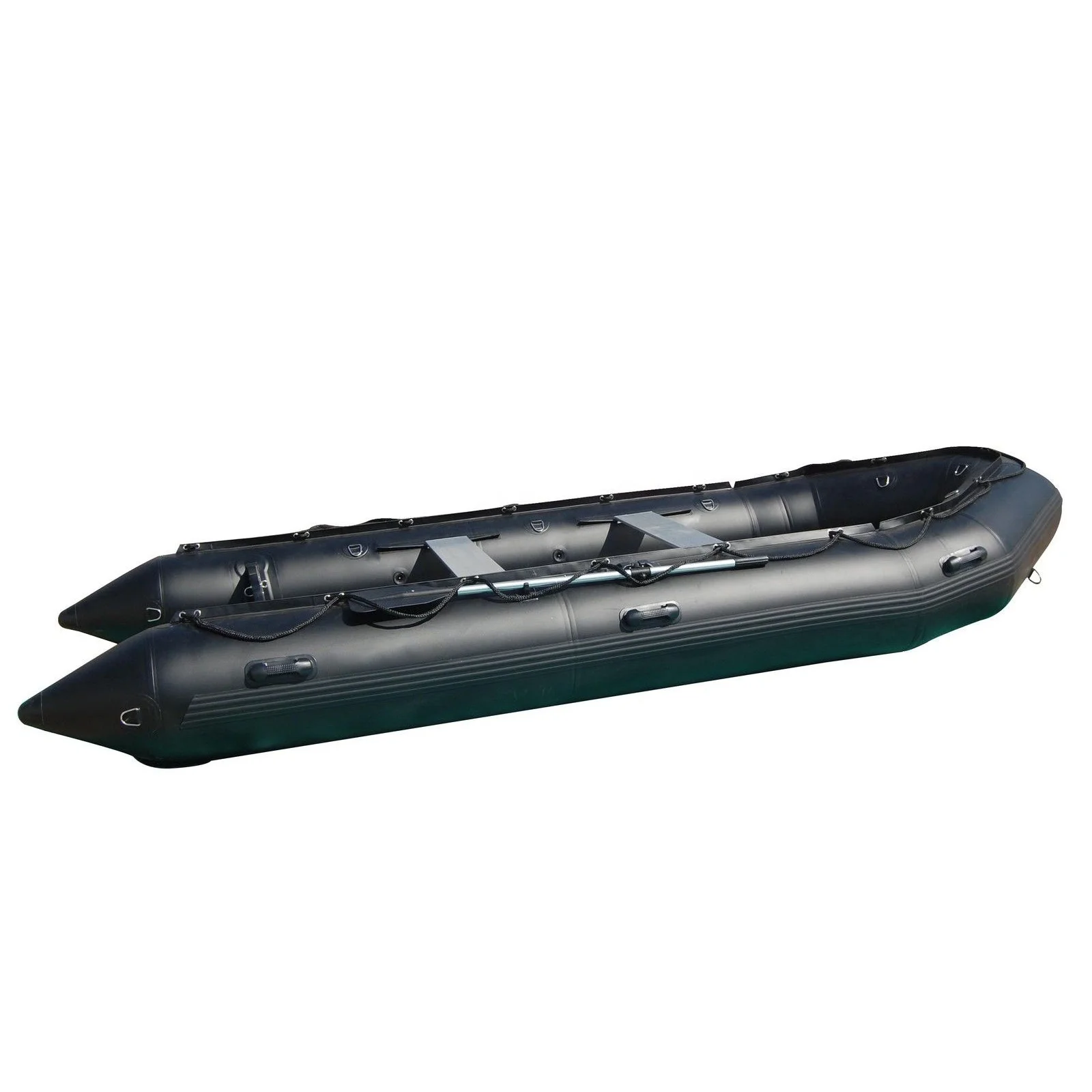 430cm Durable Orca/Taiwan Hypalon Material Inflatable  Rescue Boat Aluminum Hull Rigid Speed Boat