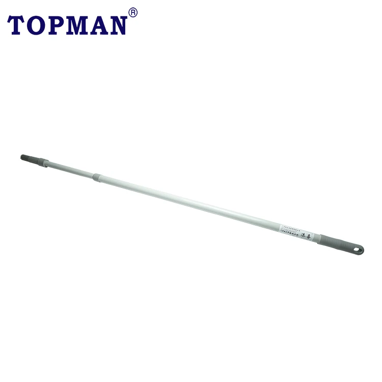 QIXI 1.8 meter 2 sections steel material adjustable telescopic pole for wall paint roller brush