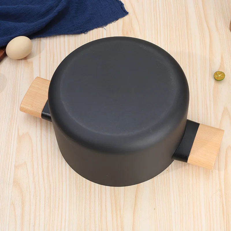 5pcs Cast Iron Pots And Pans Set Dutch Oven Cast Iron Skillets and Square Grill Pan Frying Pan Non-Stick Cookware Set