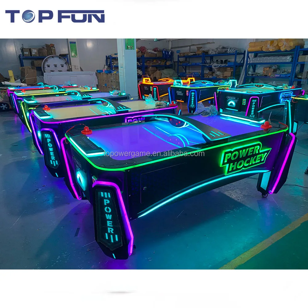 Amusement Two Players Coin Operated Arcade Magic Air Hockey Lottery Game Machine Air Hockey Table