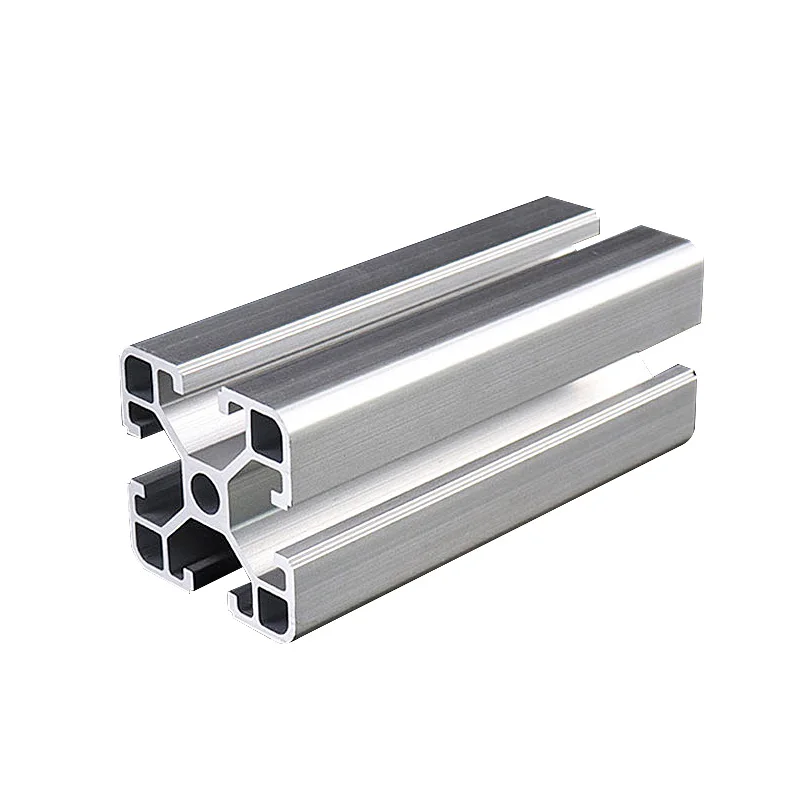 HLTNC 40X40 aluminium extrusion, Silver anodized aluminum profile,4040 industrial aluminium profiles