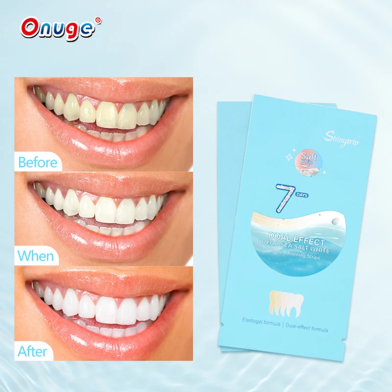 Fortune 500 Brands OEM factory extra strength and Dead Sea Salt taste teeth whitening strips