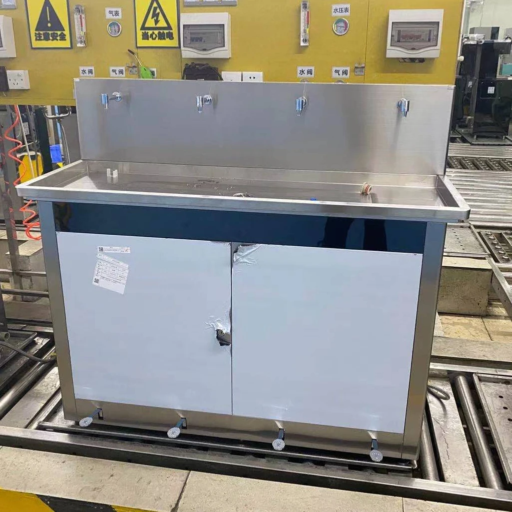 Municipal Tap Water dispenser with foot pedal free standing water dispenser for commercial use , water cooler with RO system