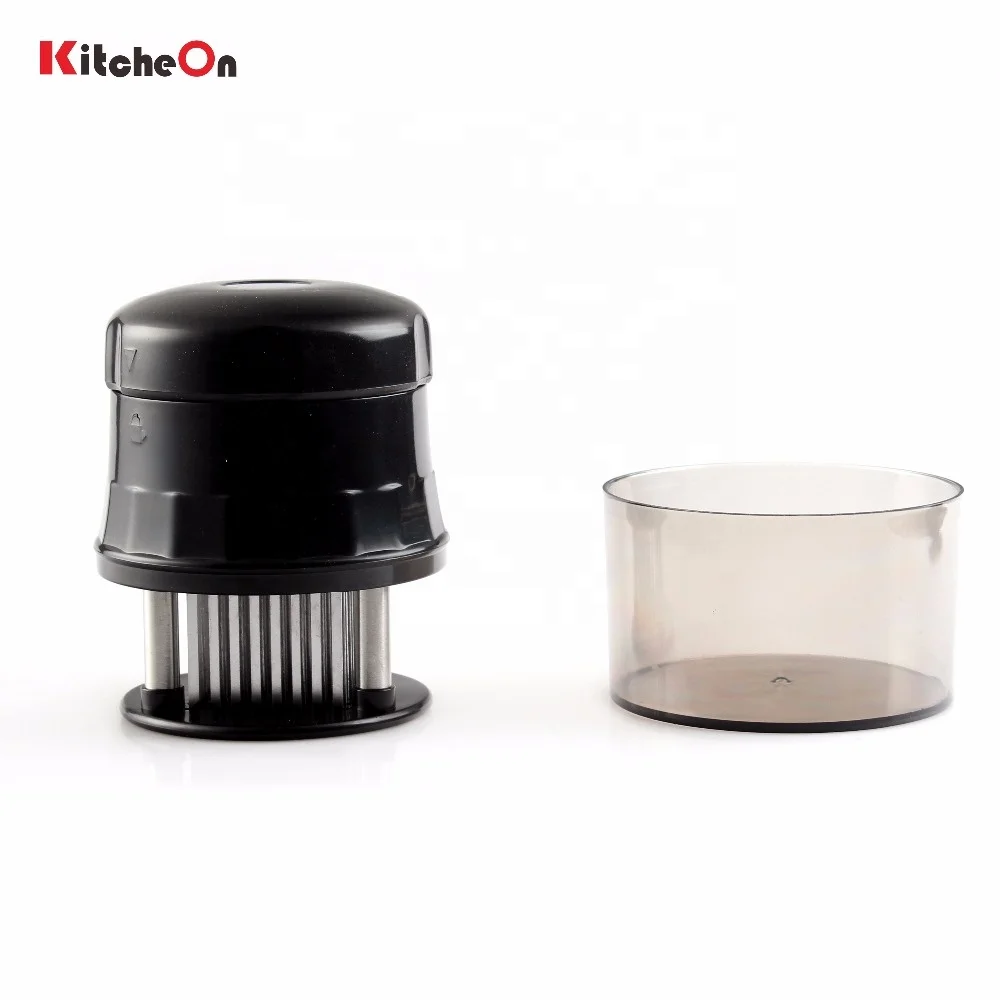 Professional Stainless Steel Meat Tenderizer with 56 Needle Blades