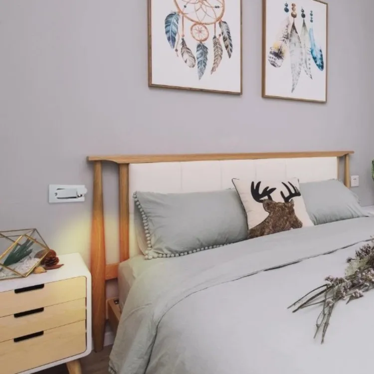 Recessed book reading light  painted black 120lm rectangular wall lights for reading