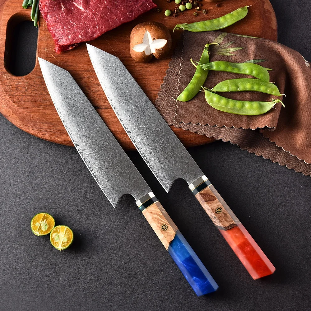  Hot selling chef knife 8 inch vg10 handmade japanese damascus kitchen with custom