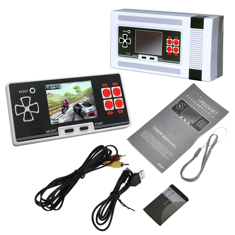 Wholesale 8 Bit 2.8 Inch Portable Handheld Game Player Built In 200 Classic Games Retro Console For Nes