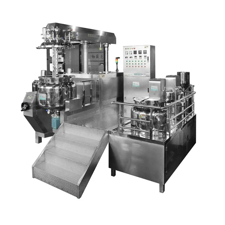 200L высокая вязкость вакуум косметический крем Emulsifying Смеситель для косметики машины производственная линия