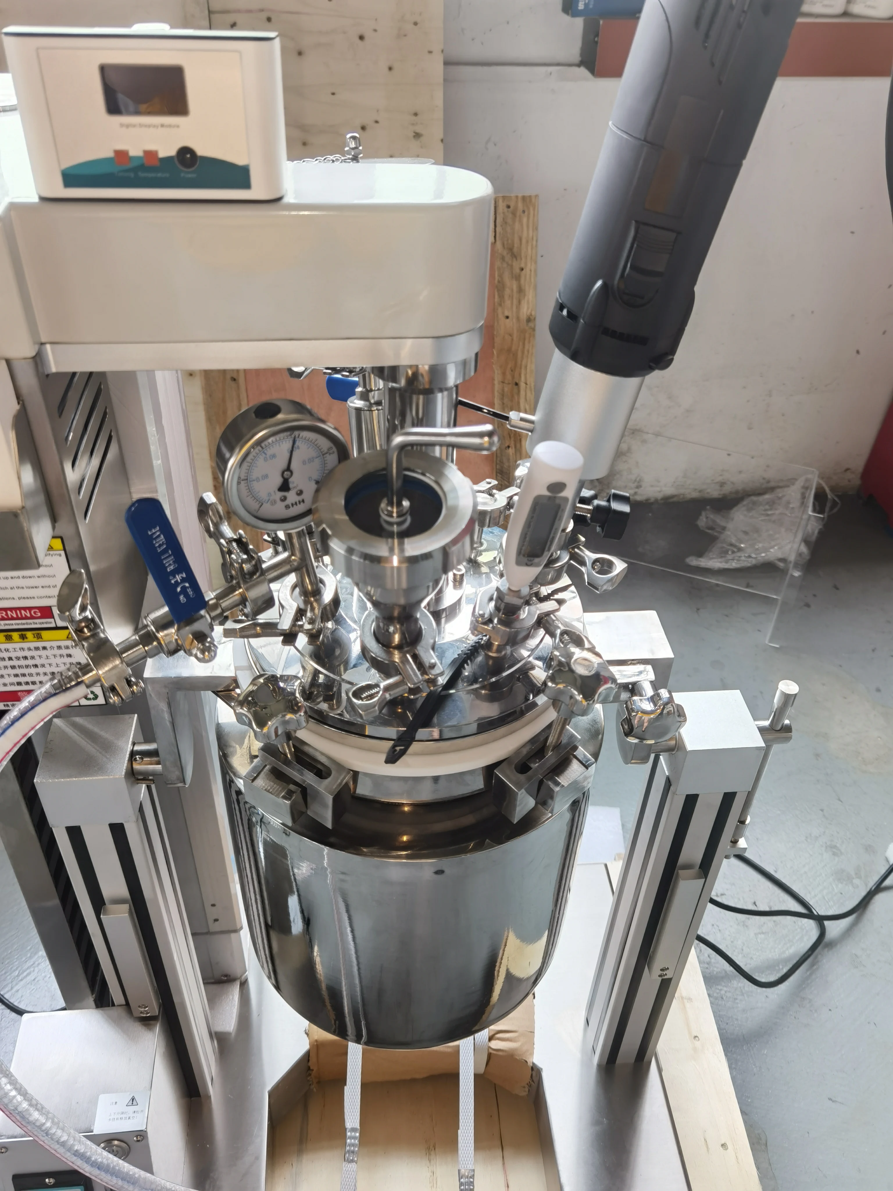Vacuum Lab Homogenizer Mixer