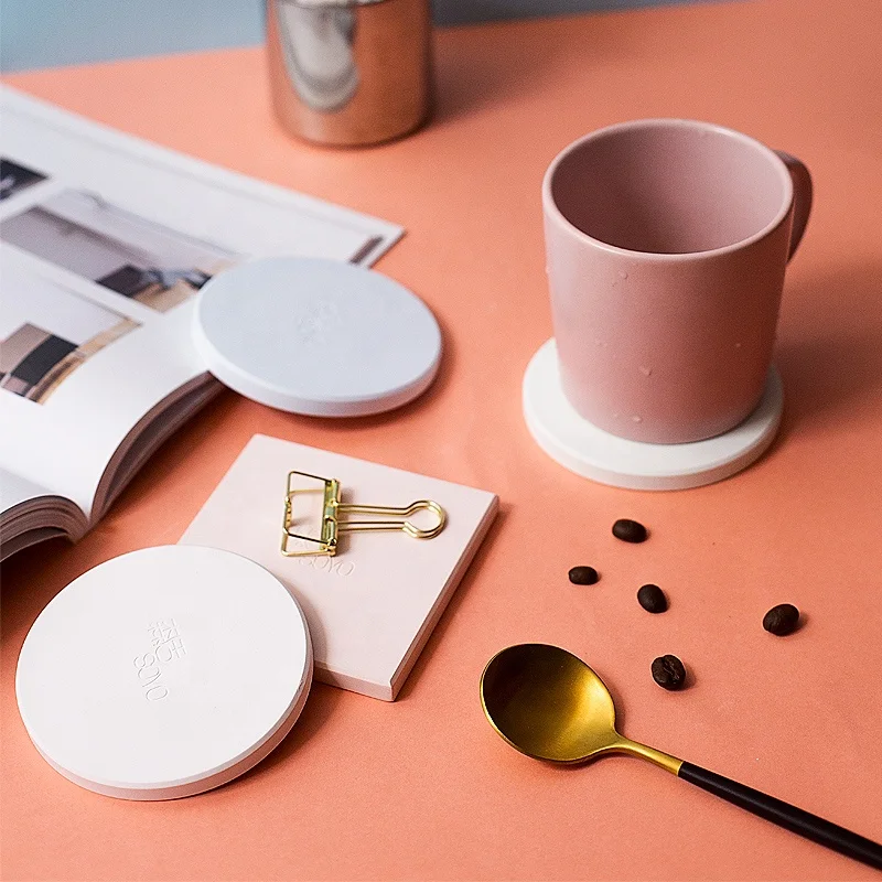 High Quality Diatomite Round Table Coasters