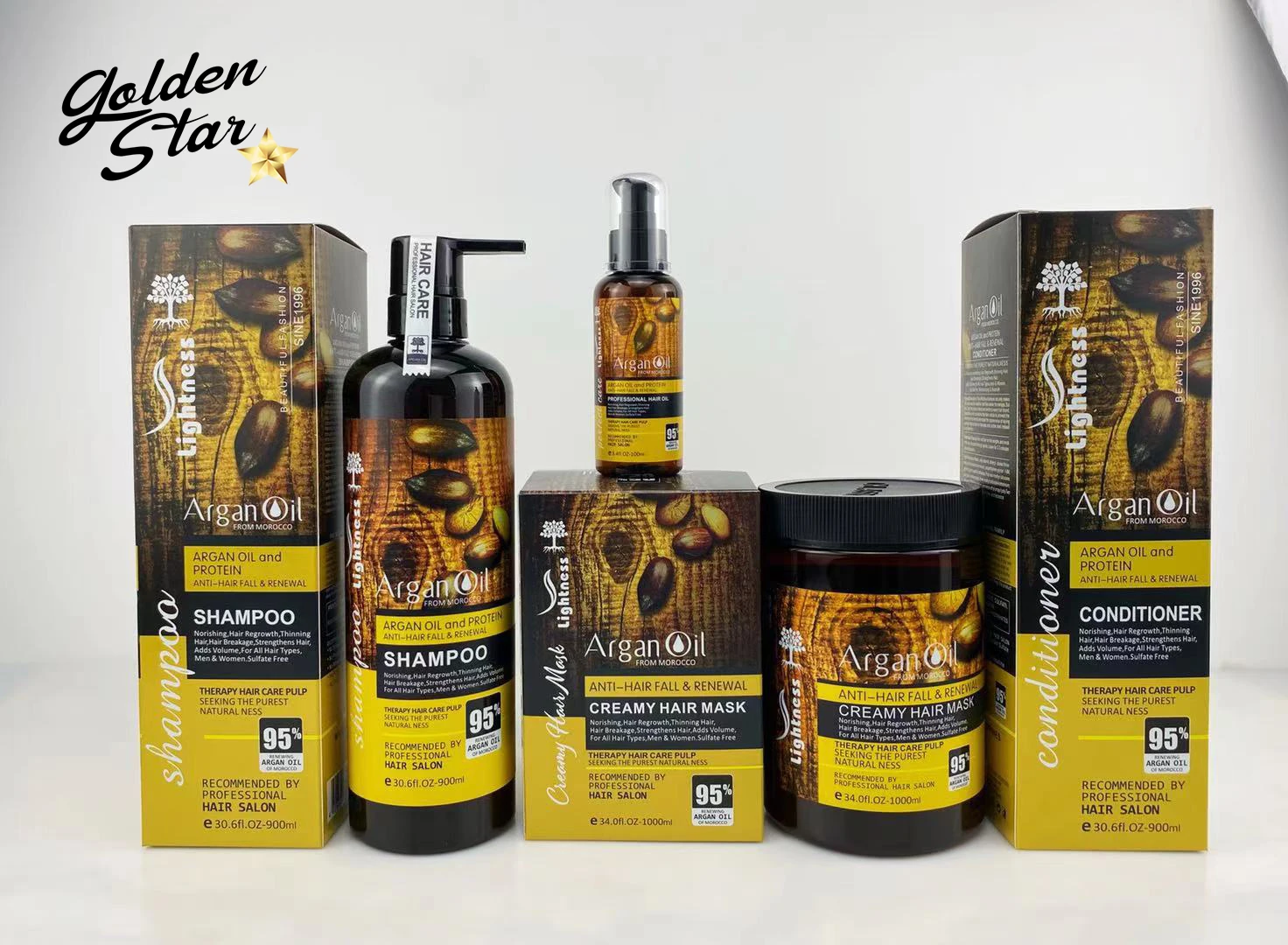 Factory Supply Shampoo And Conditioner Set Moisture Hair Product Deep Clean Treatment Hair Care Set