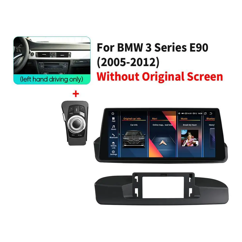 Android Car Radio 10 Inch for Bmw E90 with Auto Dvd Player and Car Radio Bluetooth and Back up Camera 3 Series Android Dashboard