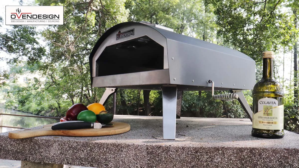 Ovendesigns 16 Inches Oven Pizza Gas Outdoor BBQ Party Rotating Pizza Oven