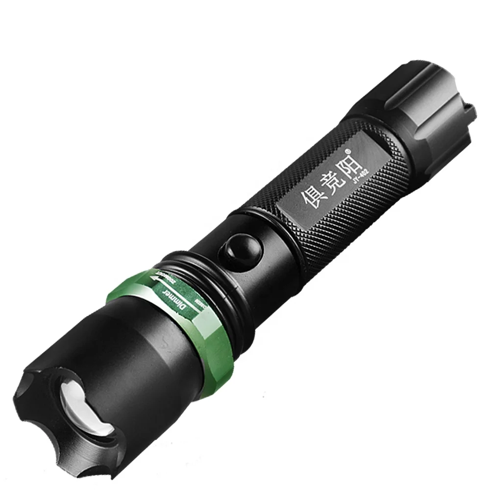 Масштабируемый перезаряжаемый светодиодный фонарик с 3 режимами, уличный водонепроницаемый тактический фонарик для кемпинга