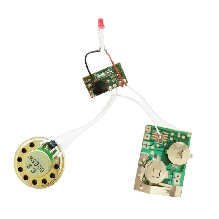 Electronic recorder module micro voice recording ic music sound chip greeting card audio book gift musical chips for toys