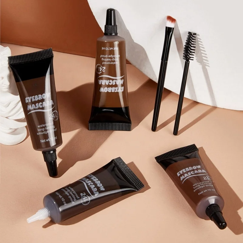 Hot Selling Mascara Eyebrow Gel 24 Hours Waterproof Non Halo Dyeing Durable Setting Eyebrow Beauty Makeup Cosmetics
