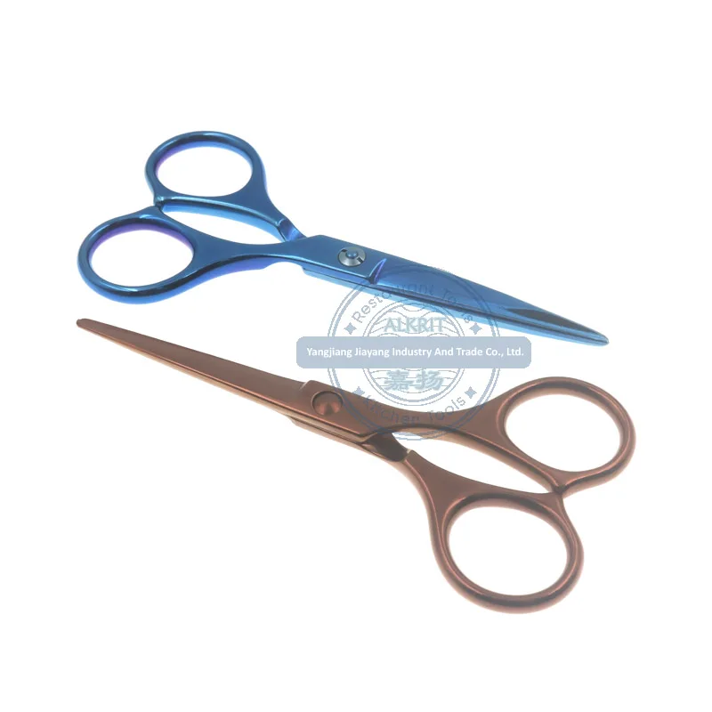 (ALSC-CS001) colorful steel small pocket chef scissor Art Craft DIY Scissor with Adjustable Screw Micro Serrated blade