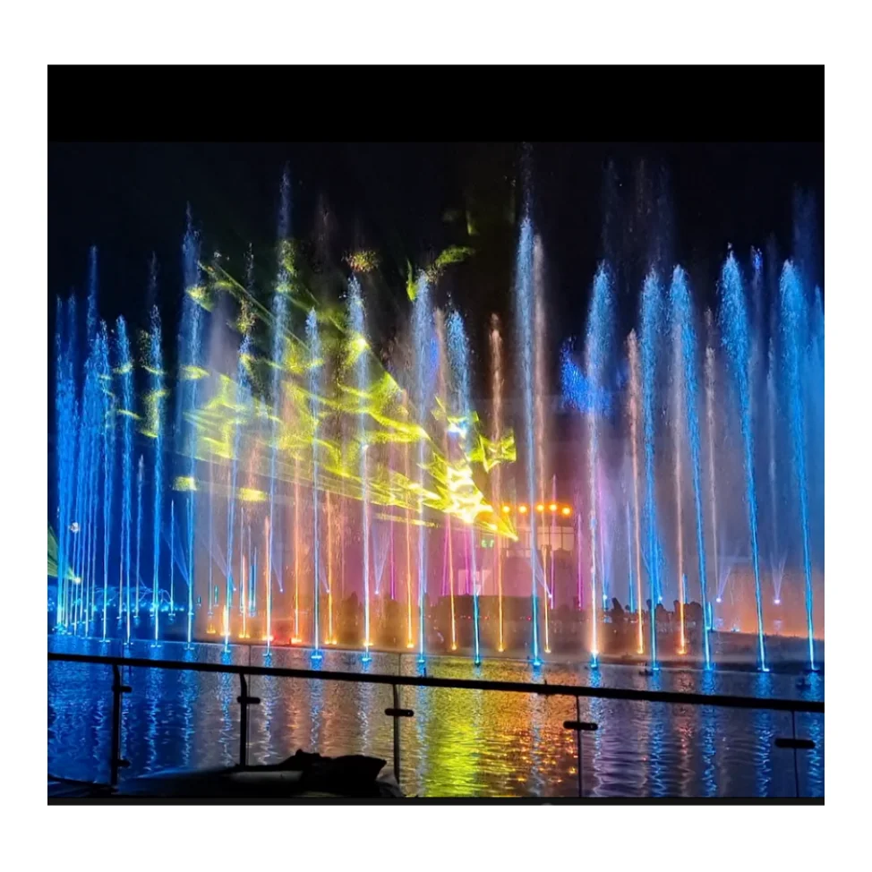 Outdoor Garden Decorative Public Place Children Playing Stainless Steel Music Dancing Water Fountain