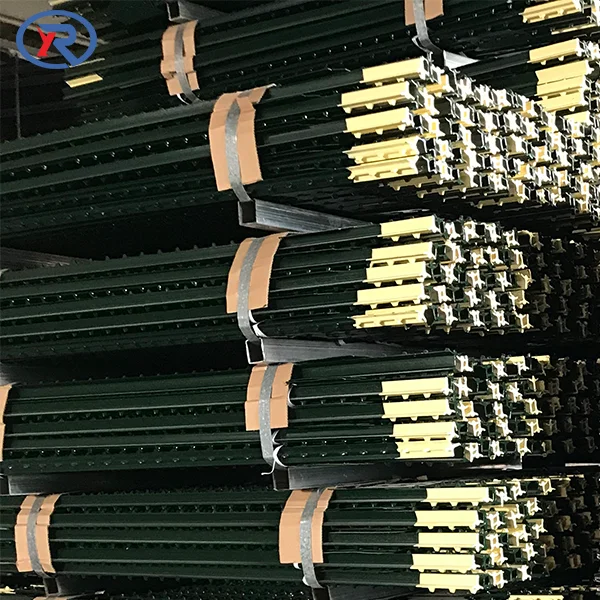 Factory price Heavy Duty metal farm 6 ft T post fence post/steel Studded T Post for sale