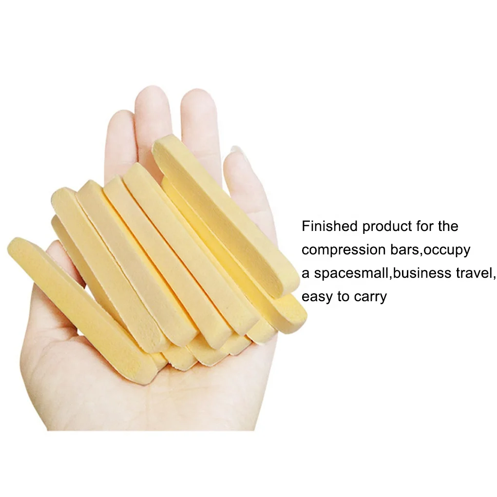 Compression Face Wash sponge 12 Cleansing Sponges PVA Compression Strips makeup wipes reusable cotton pads cleaning sponge