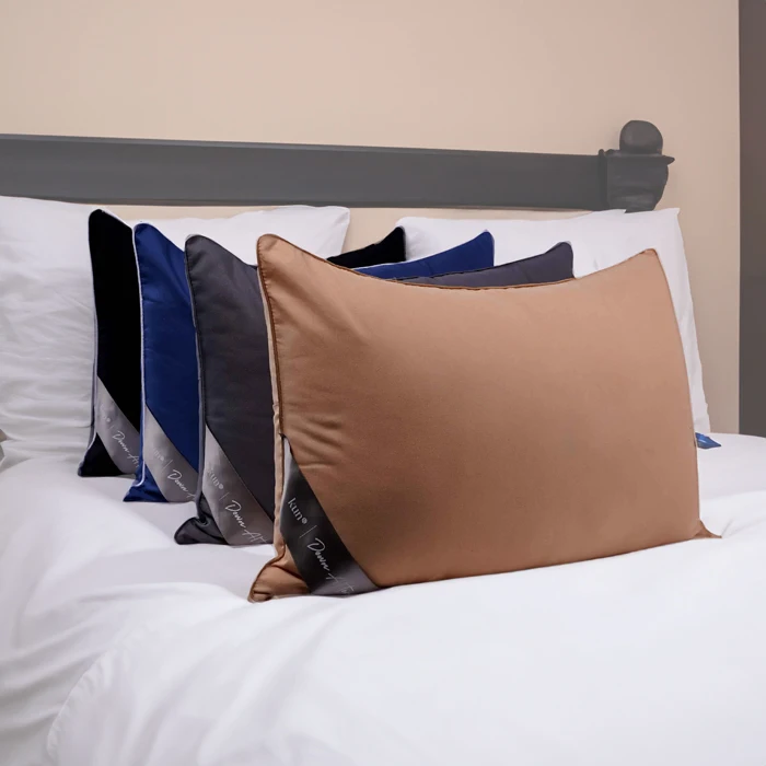 Luxury Hotel Grade Down Alternative Hilton Pillow Best for Deep Sleep Variety Colors Bulk Buy Individual Medium Height Pillow