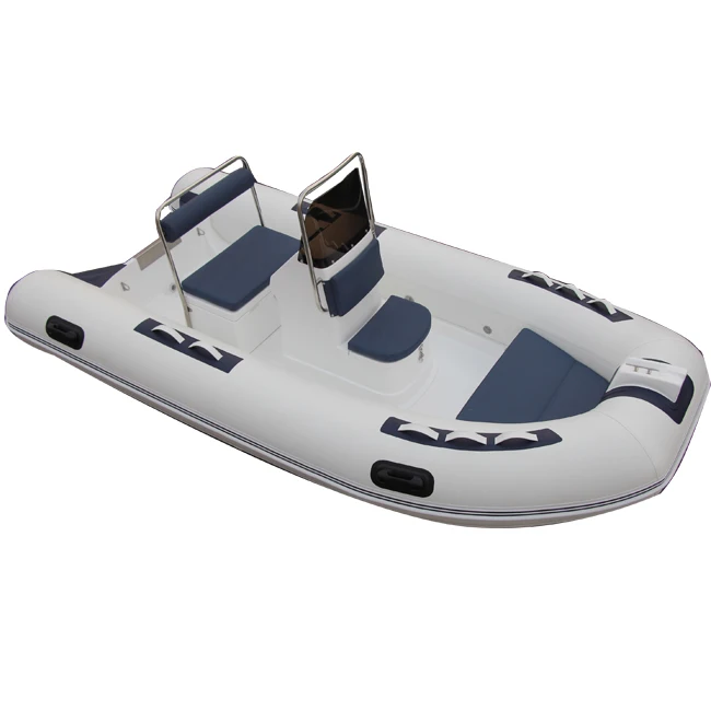 CE 12ft RIB360 Orca PVC Hypalon Rigid Fiberglass Hull Inflatable Boat For Rowing