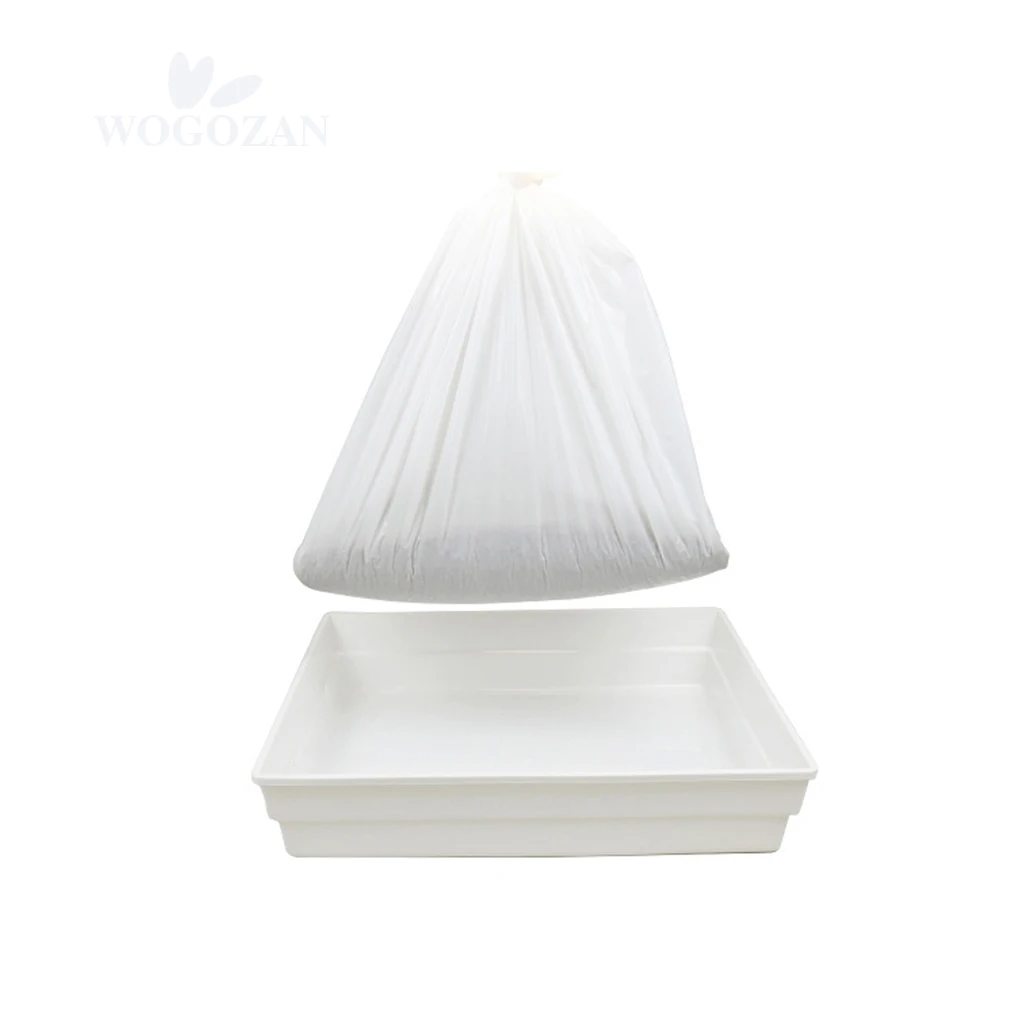 Disposable Waste Fast Sifting Filtering Bag Portable Thick Plastic With Drawstring Cat Litter Filter Bags