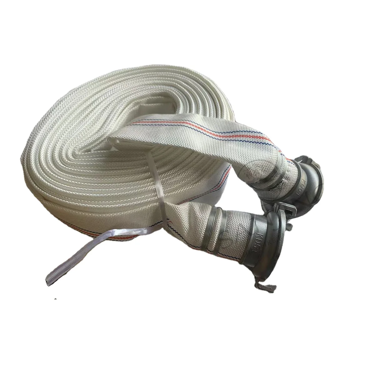 Manufacturer Single Jacket PVC Lining Fire Hose Pipe With Gost Coupling For Fire Fighting