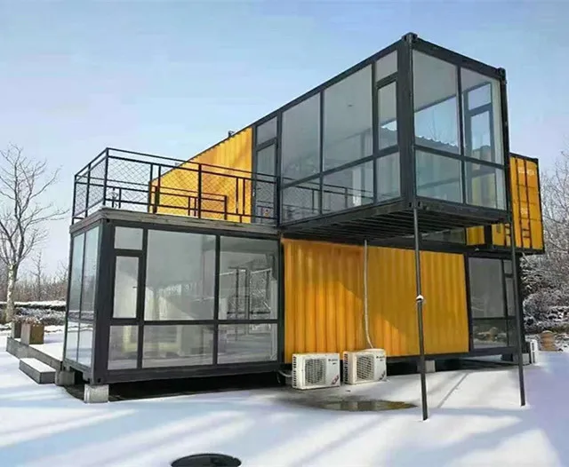 Container House 40fl Foldable Prefabricated Portable Living Container Houses 3 Bedrooms