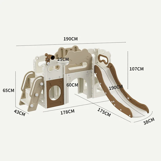 Kids Slide Swing Baby Sliding Toys Custom Equipment Children Toddler Plastic Amusement Park