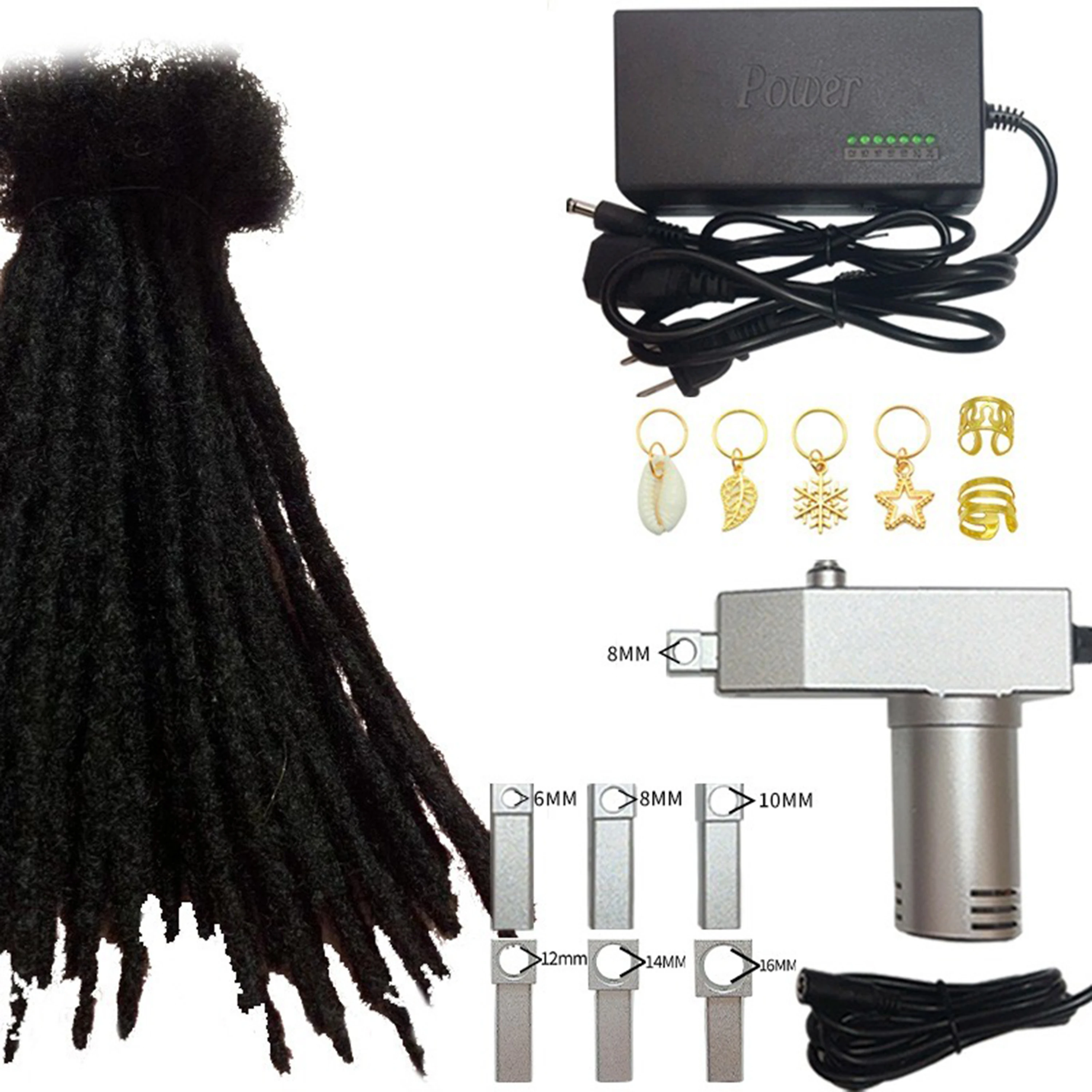 High speed crochet hook Handheld electric dreadlocks Forming machine B-802