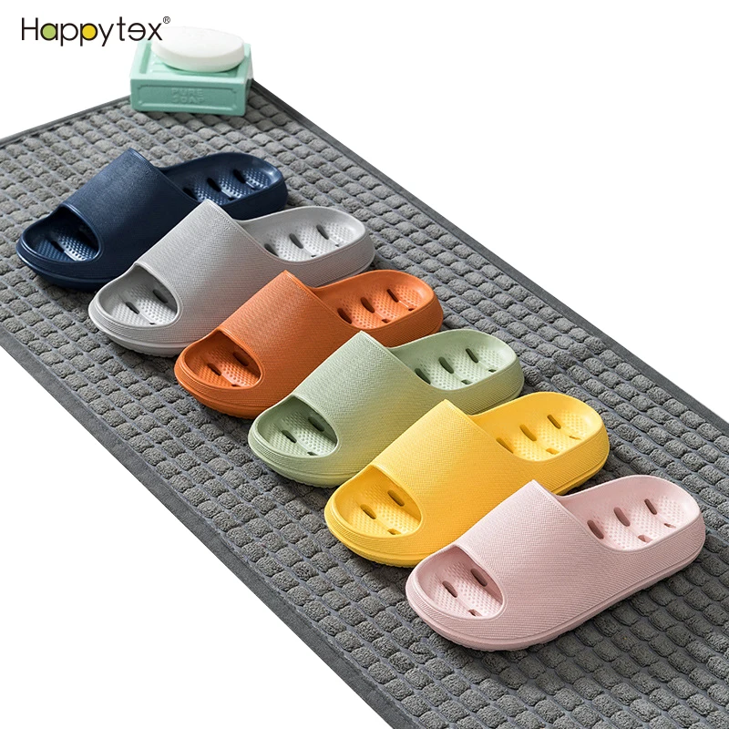 Factory High Quality Home Slippers Custom Soft Slides Custom Logo Fashion Customized EVA Slipper Sheet With Holes Easy to Dry