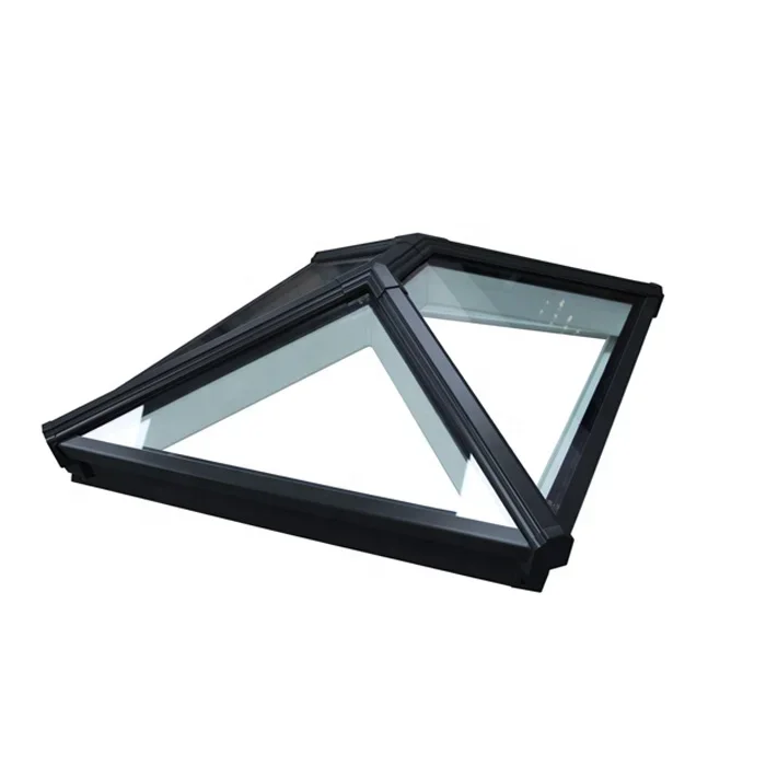 China Manufacturer Roof Window Customized Aluminum Glass Roof Fixed/Swing Window Roof Window With Low-e Glass Skylight
