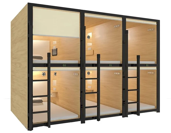 capsule pod bunk beds multifunction king size bed cheap bed for sale