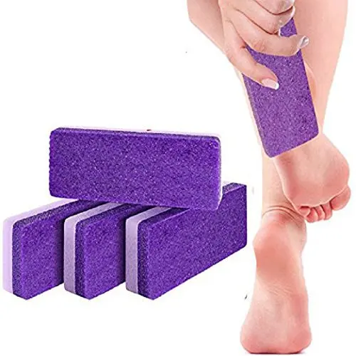 Pumice Stone for Feet, Pedicure Pumice Stone Callus Remover Double-Sided Foot Scrubber Pedicure Tool for Removing Dead Skin