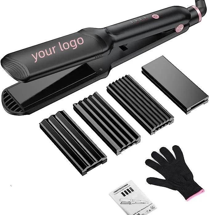 Interchangeable hair straightener 4 kinds plates jade empress professional hair tool professional straightener