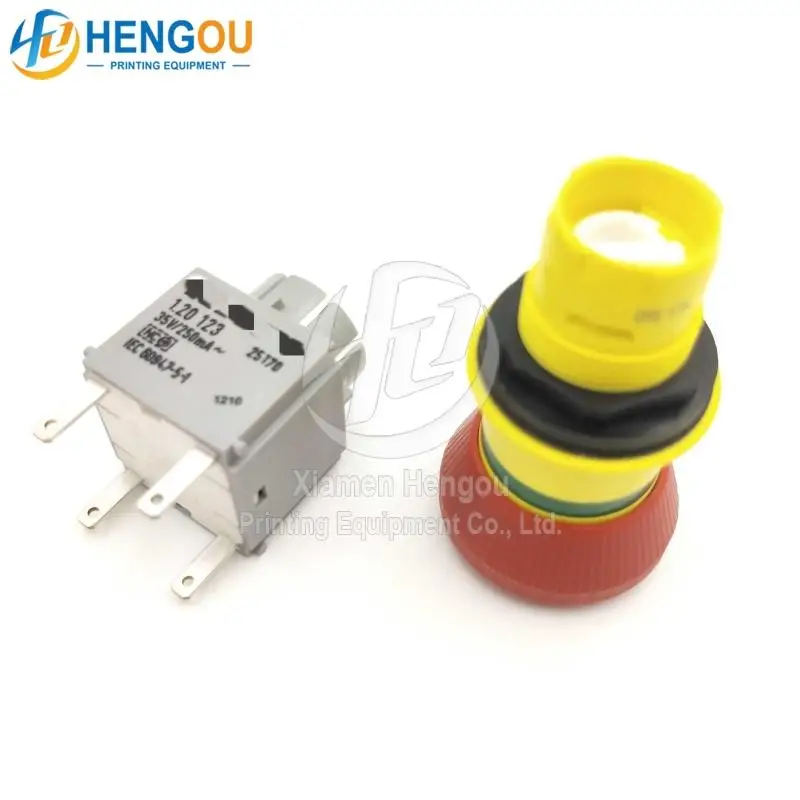 Original Button A1.144.9134 Emergency Stop Switch Offset Printing Machine Spare Parts