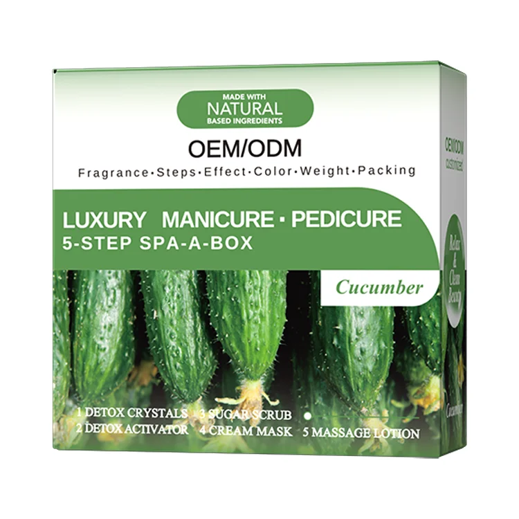 Oem Odm Deluxe Pedicure Kit 5 In 1 For Foot Skin Care Revitalizing 24 Scents Luxury Spa Pedicure Kit