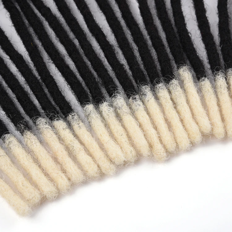 YS Soft Human Hair Dreadlock Extension,Locs Dreadlock Braids,Permanent Loc Extensions Human Hair Natural Locs Dreadlock Hair