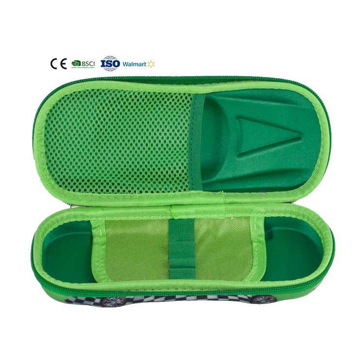 Пенал двухслойный для мальчиков, коробка для карандашей в форме машины для школы, низкая цена