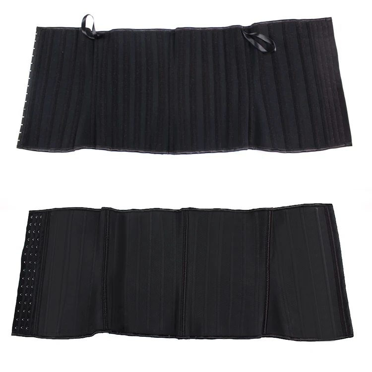 HEXIN Compression Adjustable Hooks Tummy Control 25 Steel Boned Girdle Corset Ladies Latex Waist Trainers Cincher