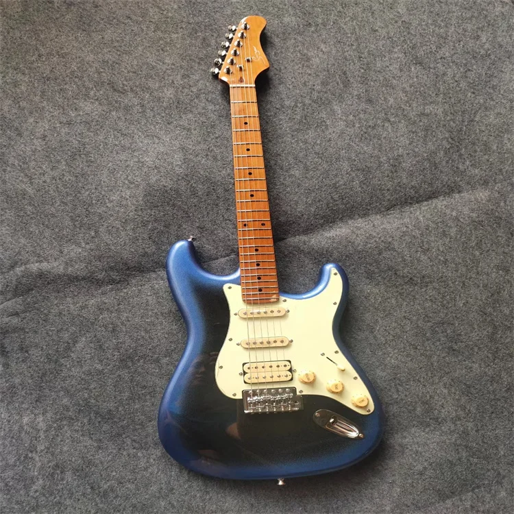 OEM Smiger new arrivals Alder wood Anicon HSS pickup round head fret carbonized roasted maple fretboard electric guitar