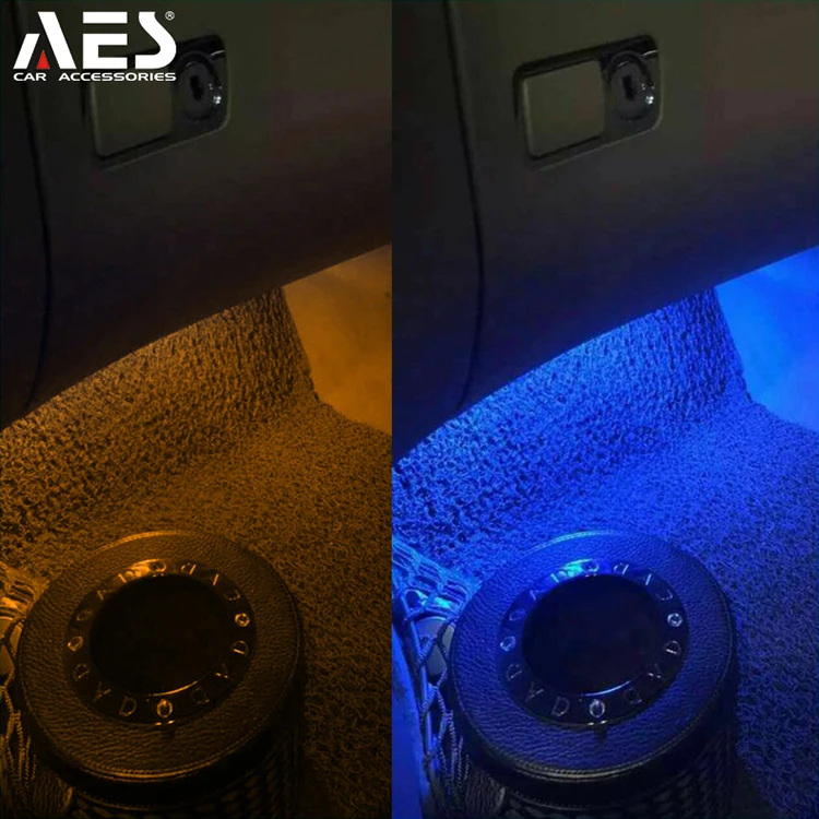 AES colorful car accessories auto parts foot well lighting LED ambient Atmosphere lamp Interior Mood Lighting
