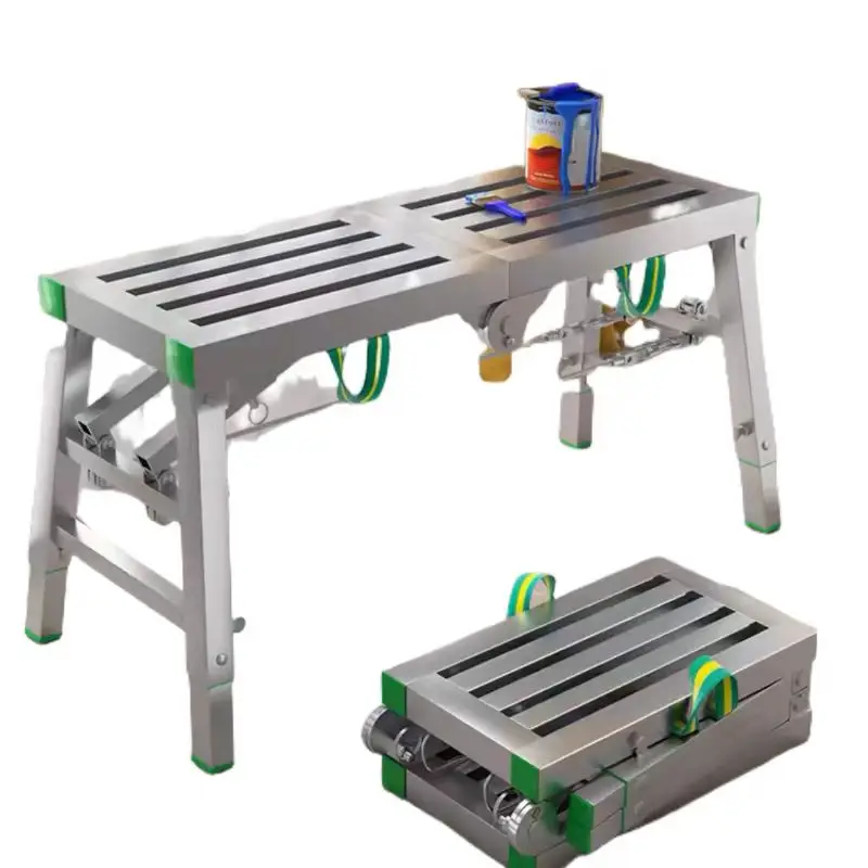 High Quality Scaffold Step Foldable Multi-function steel ladder stool adjustable ladder platform for construction