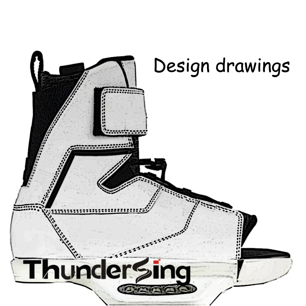 Custom Mens Wakeboard Fits Boot Womens waterski Shoes Wakeboard Bindings