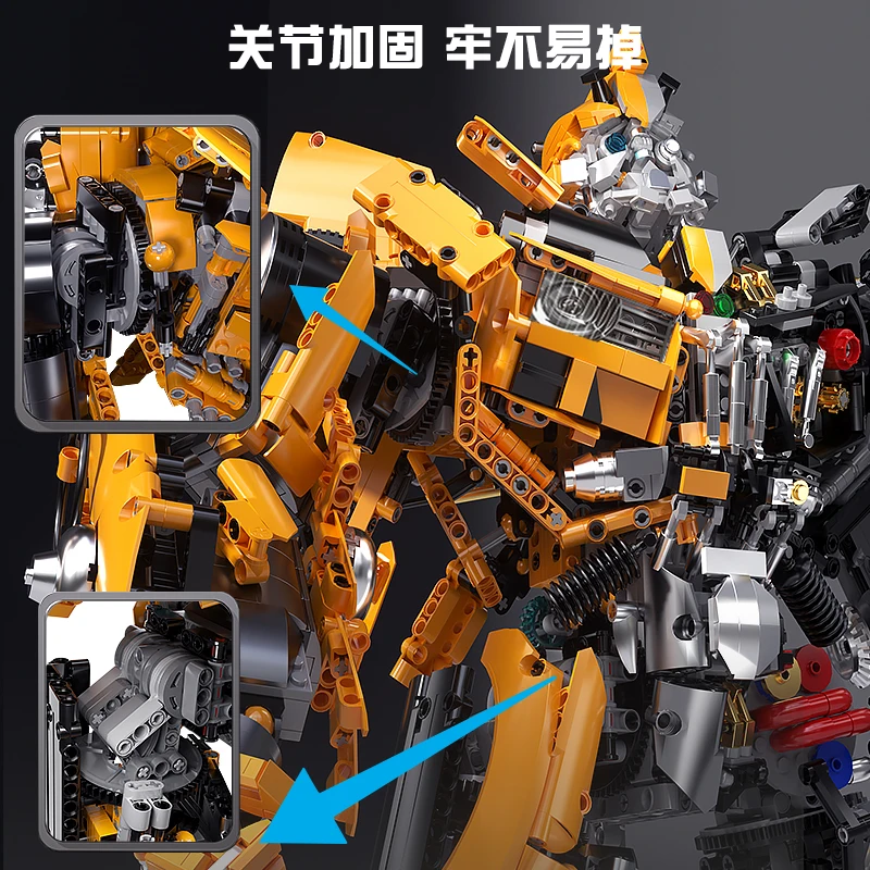 K-BOX V5014 2.0 Half Naked Big wasp Robot Large Robot Building Block MOC Puzzle Educational toy block toys Christmas gifts