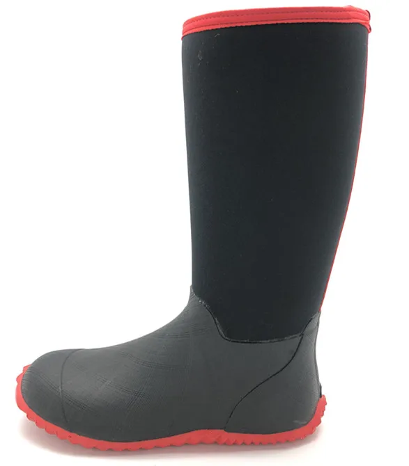 
 Женские теплые неопреновые сапоги до колена для работы  