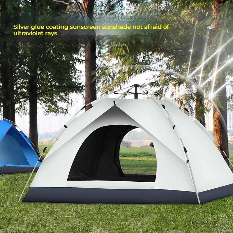 Outdoor Convenient Folding Camping Sunscreen Thickened Camping Fully Automatic Quick Opening Rainproof Tent